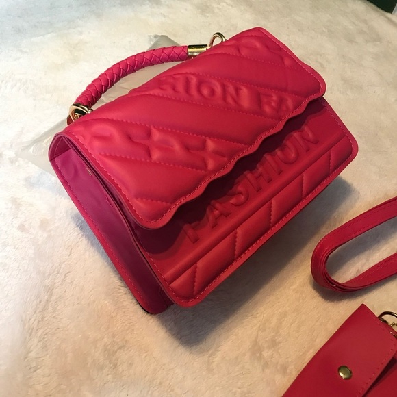 Fashion Women Lady Girls Pink Handbag Shoulder Satchel Crossbody Bag Purse New - Picture 10 of 13